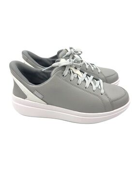 Kizik Sydney Sneakers Harbor Mist Gray Womens 7.5 Wide Width Low Top Shoes NEW